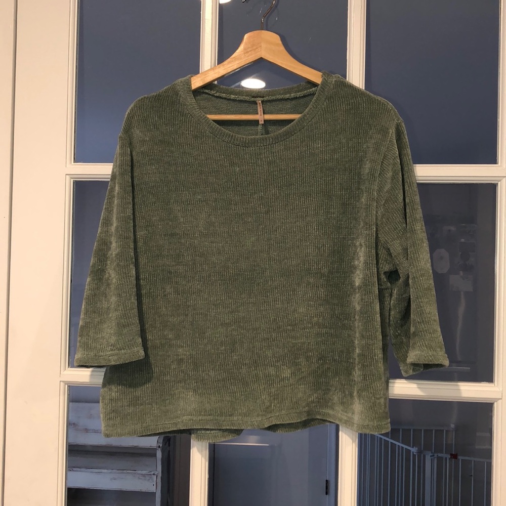 💚Trendy Crop Sweater